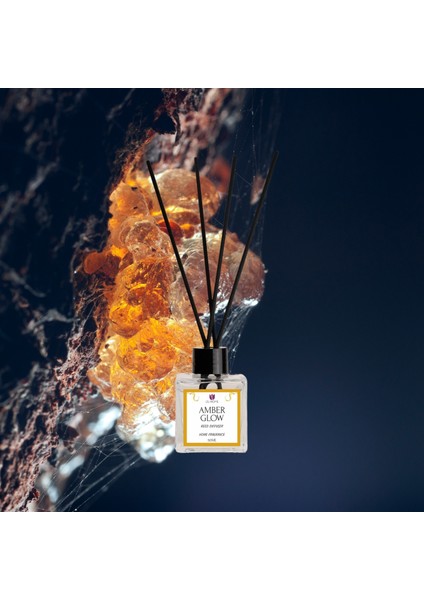 Lil Home Amber Çubuklu Oda Kokusu Bambu Amber Glow Diffuser 50 ml