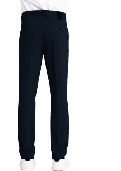 Erkek Lacivert Cepli Casual Chino Regular Kesim Likralı Kanvas Pantolon fırsatları