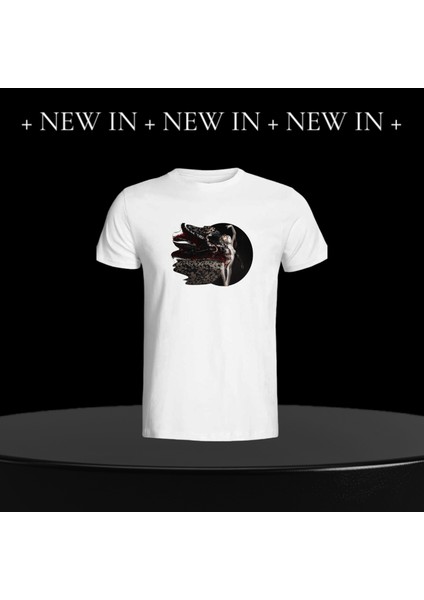 Özel Kadın Tasarımlı Ön Taraf Baskılı Handmade Exclusıve Beyaz T-Shirt Tişört fiyatları