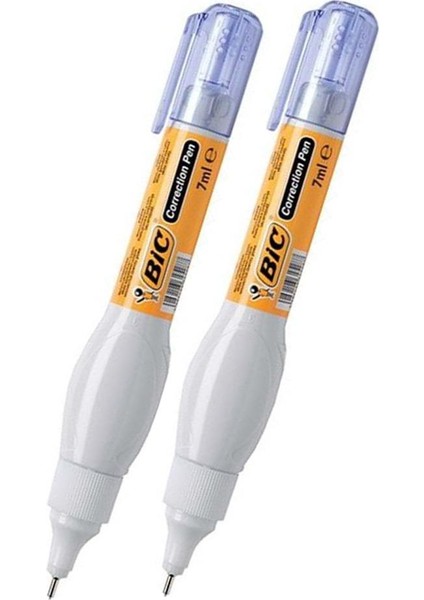 Kalem Daksil 2 Adet Bic Sıvı Düzeltme Kalemi Tükenmez Kalem Pilot Kalem Mürekkep Kapatıcı Kalem Silici Örtücü