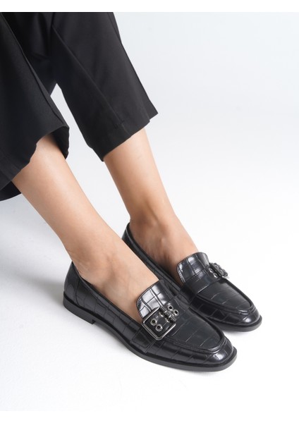 Metal Tokalı Kadın Loafer Ayakkabı fiyatları