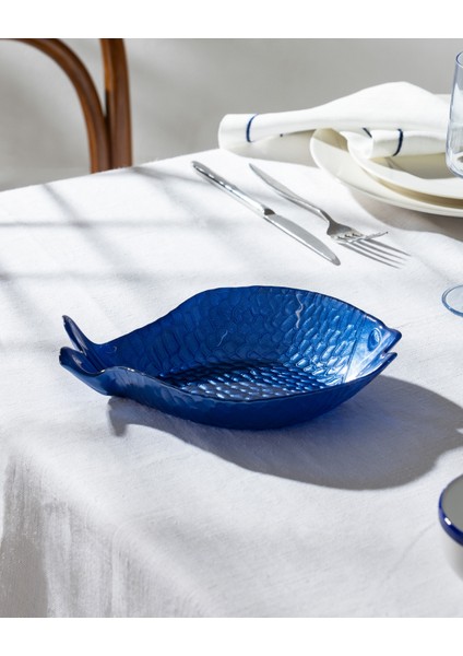 Poisson Tabak - Orta Boy - Kobalt