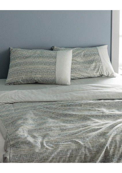 Burnel King Size %100 Pamuk Madame Coco Crep Baskılı Nevresim Takımı - Haki indirimleri