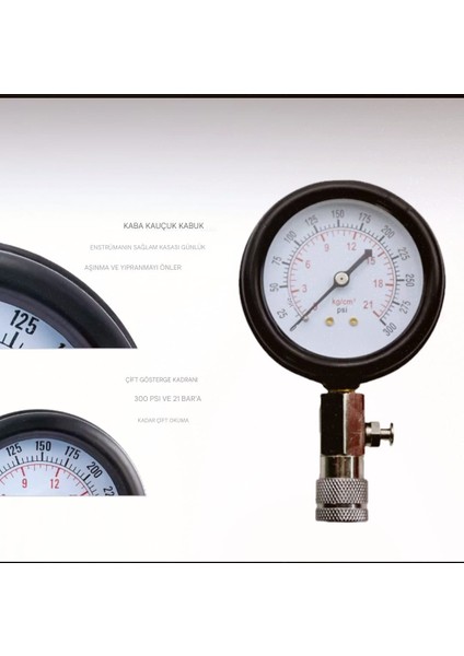 8 Parça Motor Kompresyon Test Cihazı NT0031