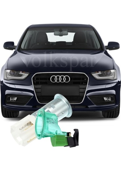 A4 B8,5 Sedan 2013-2016 Model Arası Uyumlu Çakmak Soketi Komple Yeşil Işık