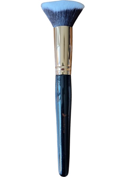 Profesyonel Oval Yapılı Kapatıcı Fırçası 136+3D Kabuki Fondöten Fırçası 0150+253 Allık Fırçası Set Sünger Hediyeli