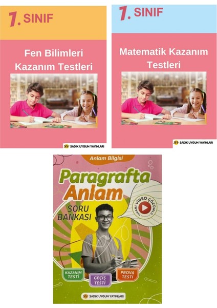 7. Sınıf Matematik - Fen Bilimleri Kazanım Tarama Test Sınavları - Paragraf Soru Bankası