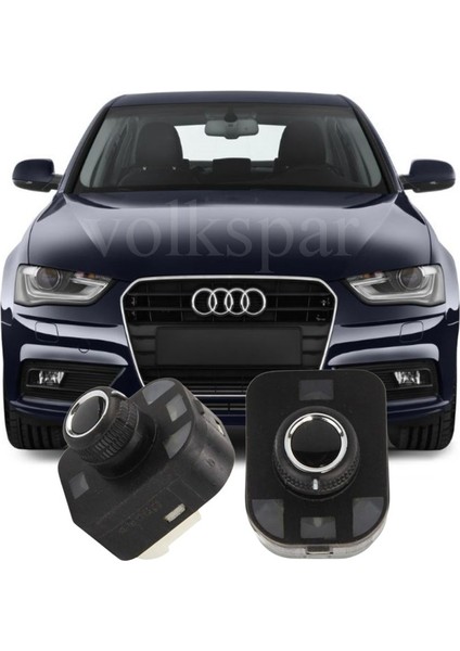 A4 B8,5 Sedan 2013-2016 Model Arası Uyumlu Katlanır Ayna Ayar Düğmesi