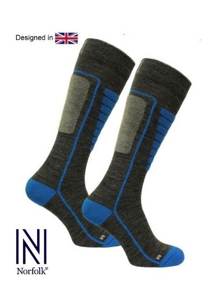 Courchevel Merinos Yünü Hafif Kayak Çorabı fiyatları