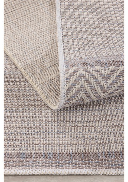 Vivaldi Kahve Mavi Halı Kilim Salon Oturma Odası Yolluk Yatak Odası Koridor Halısı A0057A modelleri