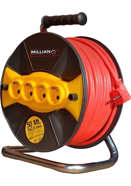 4200 W Elektrikli Zincirli Hızar Ağaç Odun Kesme Budama Testeresi + 50 mt Seyyar Makara Kablo