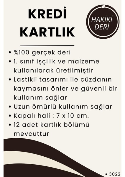 Siyah Deri Lastikli Dikey Model Unisex Kredi Kartlık - SD3022 indirimleri