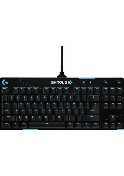 Logitech G Pro x Keyboard - Shroud Edition Mekanik Siyah Kablolu Us Gaming (Oyuncu) Klavye