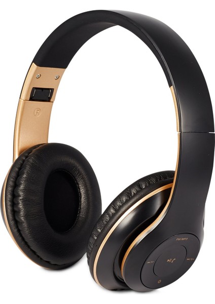 BH43 Katlanabilir Kafaüstü Bluetooth Kulaklık - Siyah