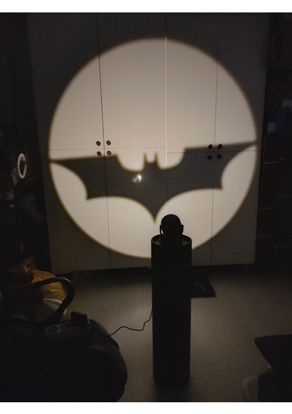 Batman Logo LED Projektör Masa Lambası Hediye