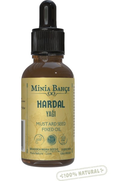Hardal Tohumu Yağı, %100 Saf, 30 ml