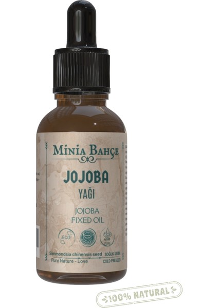 Minia Bahçe Jojoba Yağı Kalıcı Yağ 30 ml