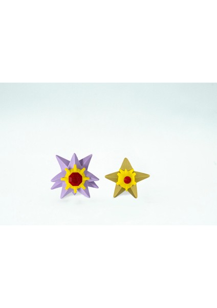 Staryu - Starmie Pokemon 3D Model Evrim 2li Tüm Set