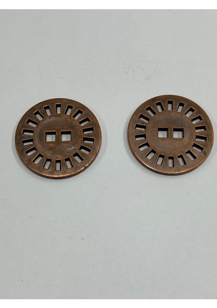 Italyan Metalize Rulet Model Düğme/ Bakır 4 cm / 2 Li Set fiyatları