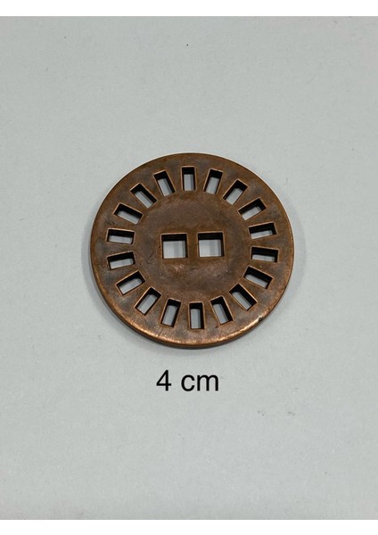 Italyan Metalize Rulet Model Düğme/ Bakır 4 cm / 2 Li Set modelleri