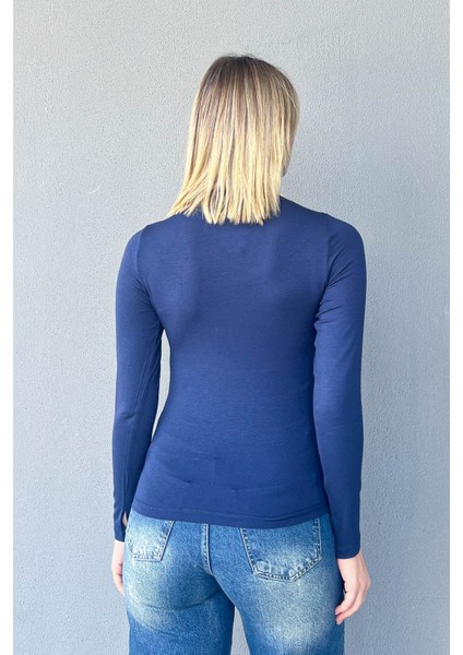 Kadın Yarım Balıkçı Bluz 21756 fırsatları