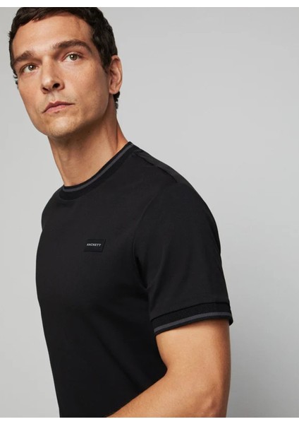 Bisiklet Yaka Siyah Erkek T-Shirt HM500782 fiyatları