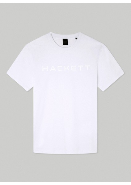 Bisiklet Yaka Beyaz Erkek T-Shirt HM500713 indirimleri