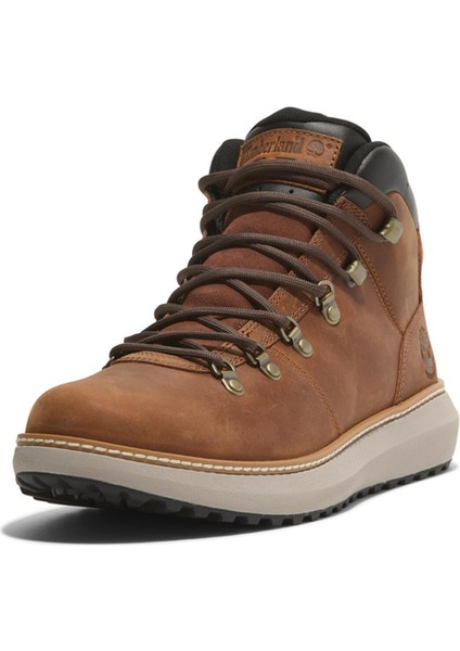 Deri Kızıl Kahve Erkek Bot Hudson Road Mıd Lace Up Waterproof modelleri