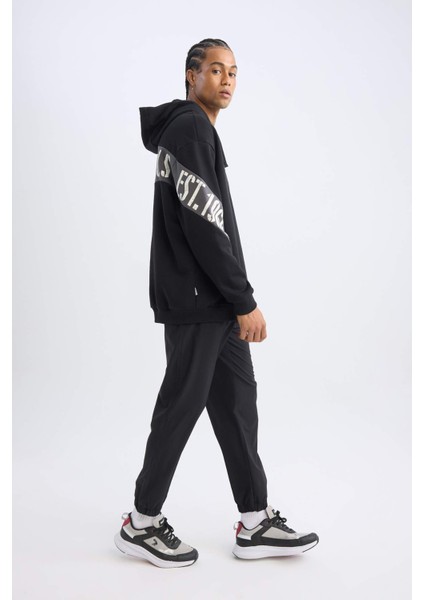 DeFactoFit Sporcu Jogger Eşofman Altı NBA Chicago Bulls Slim Fit Dar Kesim Cepli Lastikli Paça D5631AX24AU