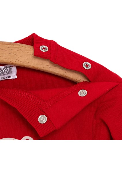 Basic Az Şardonlu Aslan Desenli Sweatshirt Kız Bebek fiyatları