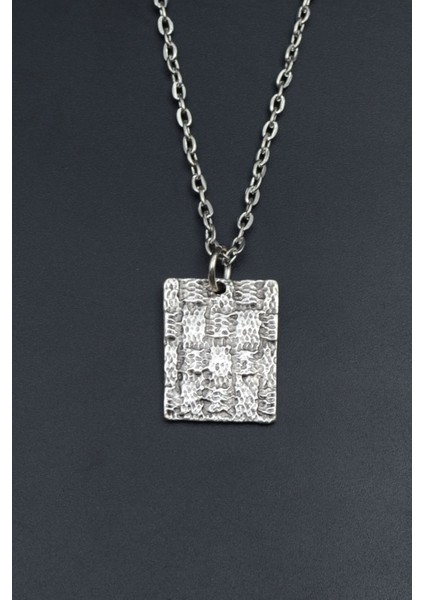 Trend Gümüş Kaplama Unisex Düz Zincir Kolye kod 894 fiyatları