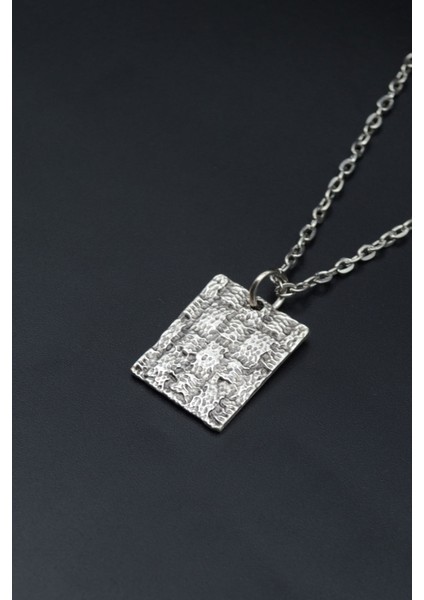 Trend Gümüş Kaplama Unisex Düz Zincir Kolye kod 894 modelleri