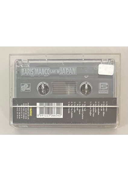 Barış Manço Live In Japan Kaset ( Dönem Baskı)