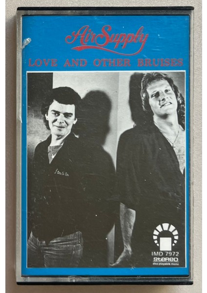 Air Supply Love And Other Bruises Kaset (Orjnal Dönem Imd Suudi Arabistan Baskı Kaset)