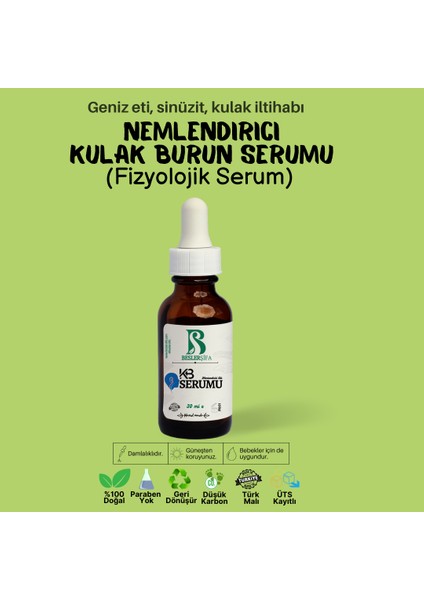 Nemlendirici Kulak Burun Serumu, Doğal (30 ml) fiyatları
