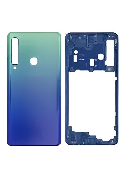Samsung Galaxy A9 - SM-A920F FULL Kasa Arka Kapak Takım MAVİ