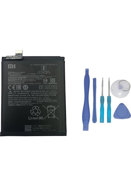 Xiaomi Mİ 10T LITE - BM 4W - Batarya Pil Sıfır Orijinal + TAMİR SETİ