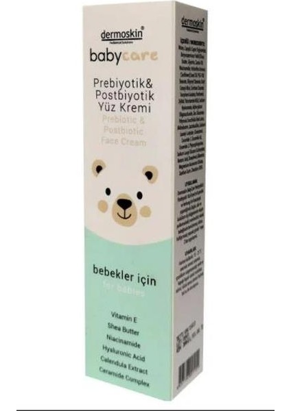 Babycare Prebiyotik Ve Postbiyotik Yüz Kremi 50ml