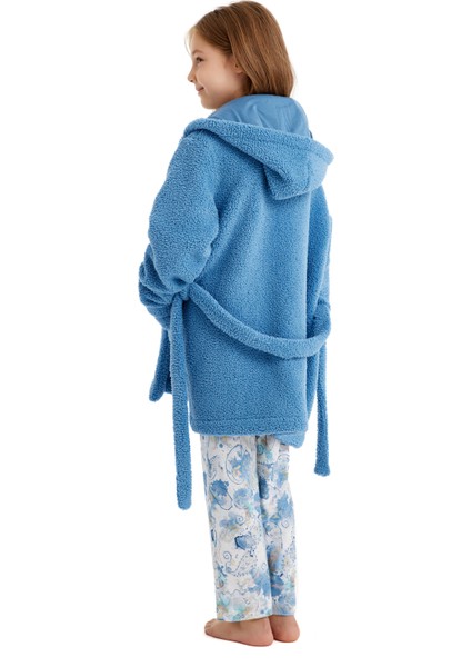 Kız Çocuk Polar Sabahlık 51639 - Mavi fiyatları