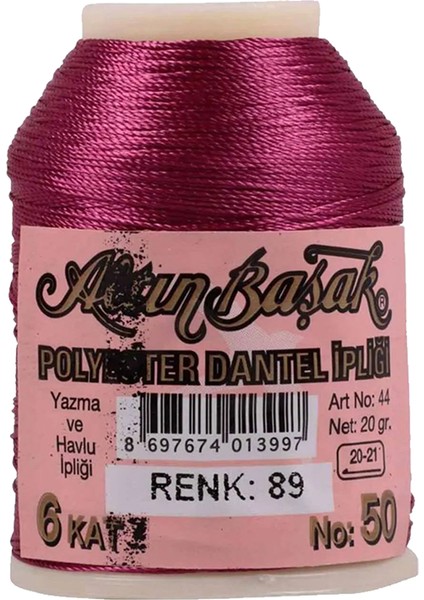 3 Adet Oya ve Dantel Ipi 20 gr - No: 089