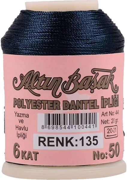 3 Adet Oya ve Dantel Ipi 20 gr - No: 135