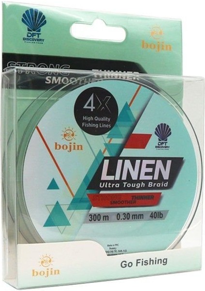 Dft Bojin 4x Linen Ip Misina 0.30 mm 300 M Yeşil fiyatları