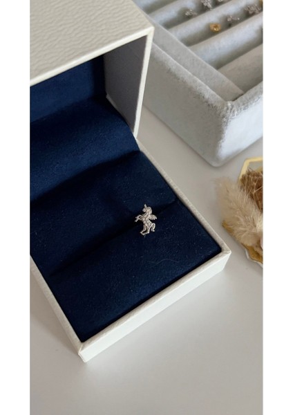 Cerrahi Çelik Gümüş Unicorn Piercing , Tragus