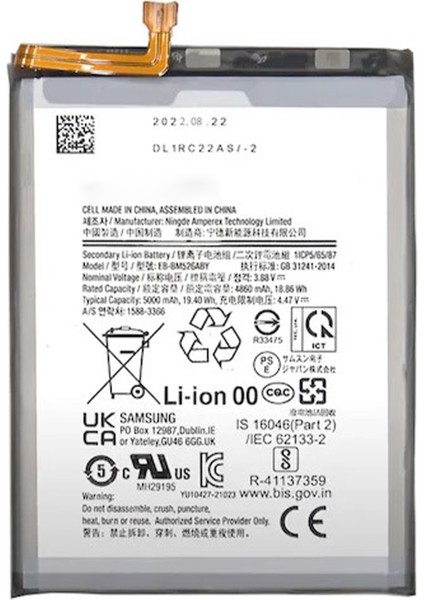 Teknonet Samsung Galaxy A33 Uyumlu Nettech 5000 Mah Batarya