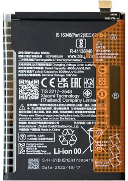 Teknonet Xiaomi Redmi Note 12 Pro 4g Uyumlu Nettech 5000 Mah Batarya