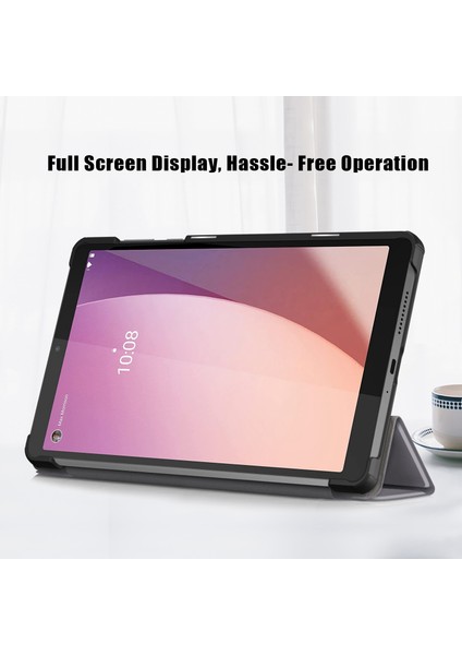 Lenovo M8 4. GENTB-300FU Deri Tablet Kılıfı (Yurt Dışından)