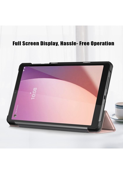 Lenovo M8 4. GENTB-300FU Deri Tablet Kılıfı (Yurt Dışından)