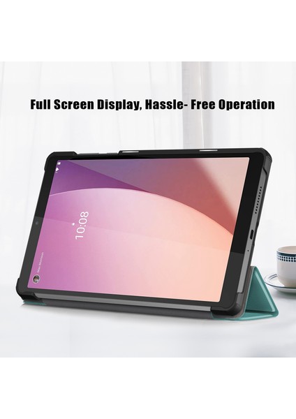 Lenovo M8 4. GENTB-300FU Deri Tablet Kılıfı (Yurt Dışından)