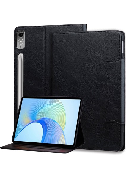 Lenovo Tab P12 Kedi Tokalı Tablet Kılıfı (Yurt Dışından)
