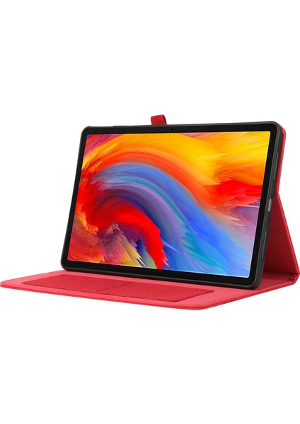 Lenovo Tab Plus 11.5 Kumaş Deri Tablet Kılıfı (Yurt Dışından)